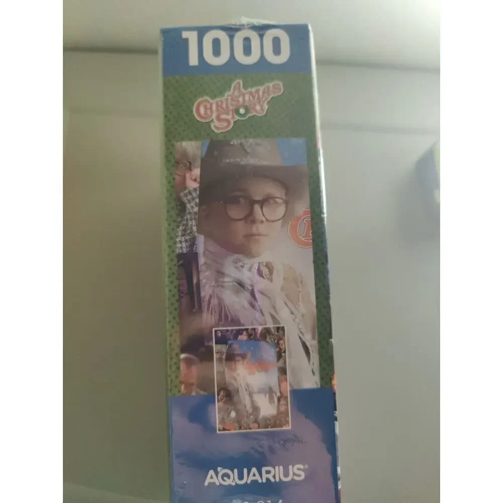 New A Christmas Story Jigsaw Puzzle 1000 Pieces Aquarius 20” x 28” Easy Framing